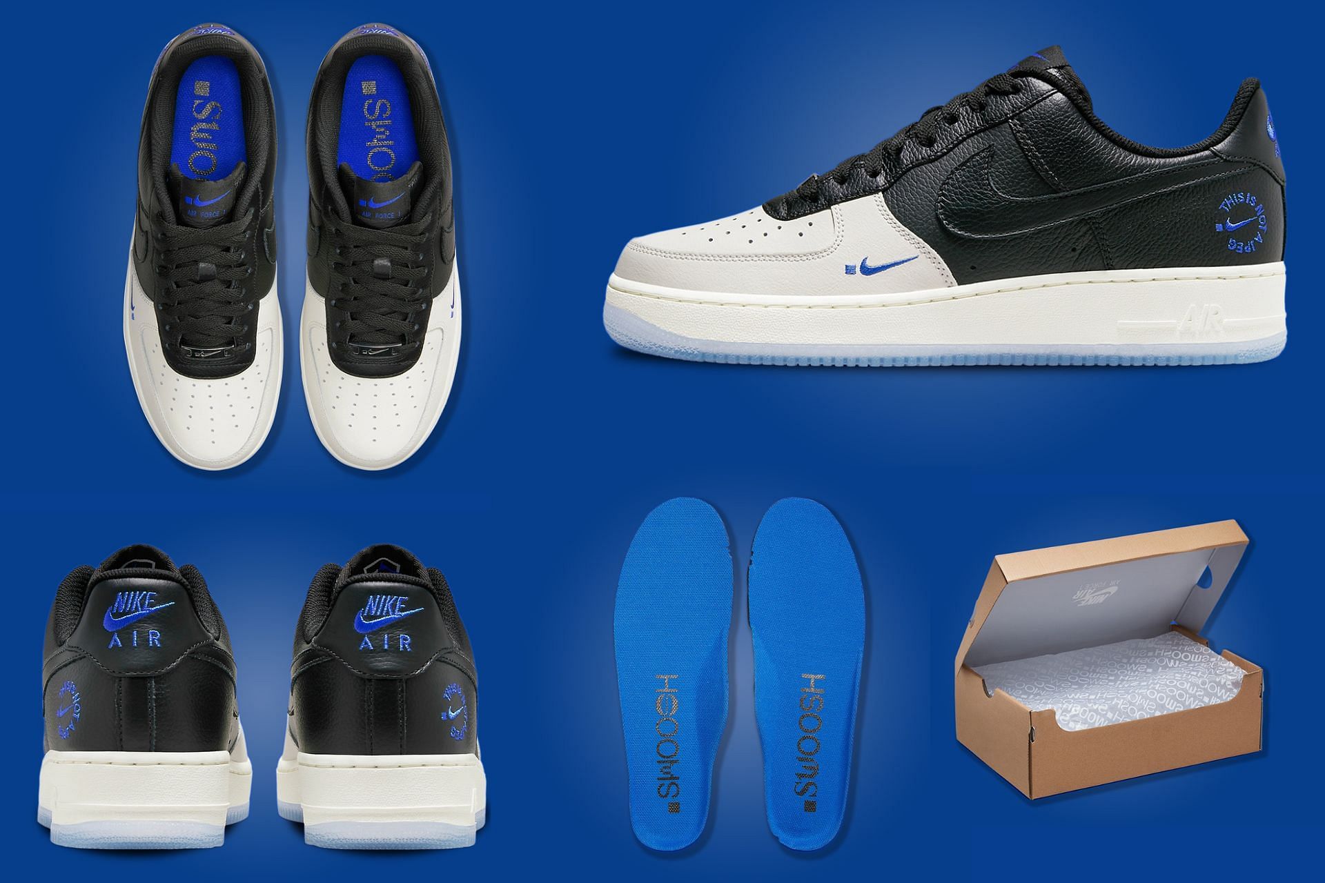 Here's a detailed look at the upcoming Air Force 1 Low colorway (Image via Sportskeeda)