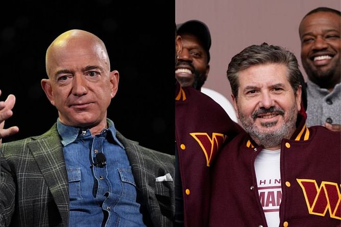 Are Jeff Bezos and Dan Snyder beefing over Commanders sale? New report claims franchise owner ‘benched’ Amazon mogul