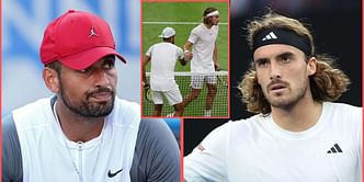 "Got taught a lesson in front of another full stadium" - Nick Kyrgios hits back at Stefanos Tsitsipas over Wimbledon row
