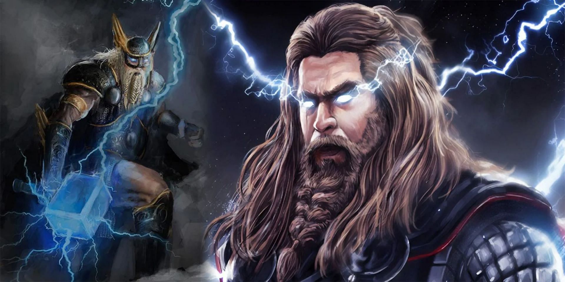 In Norse mythology, Thor is the god of thunder, lightning, and storms. (Image via Sportskeeda)