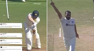 “David Warner retirement tour” – Fans erupt as Australian opener gets clean bowled by Mohammed Shami for 1 run in Nagpur Test