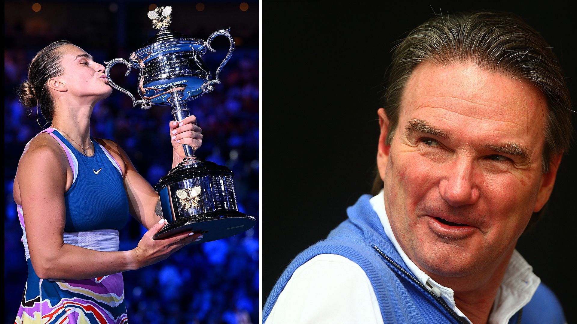 Jimmy Connors has praised Aryna Sabalenka for her 2023 Australian Open victory.