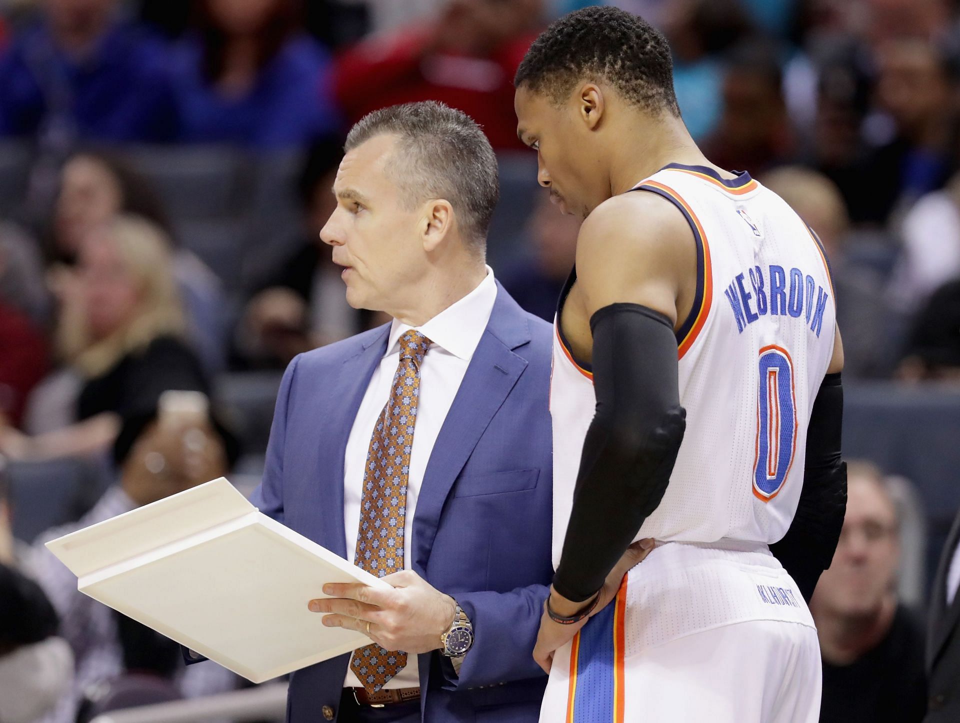 Billy Donovan and Russell Westbrook