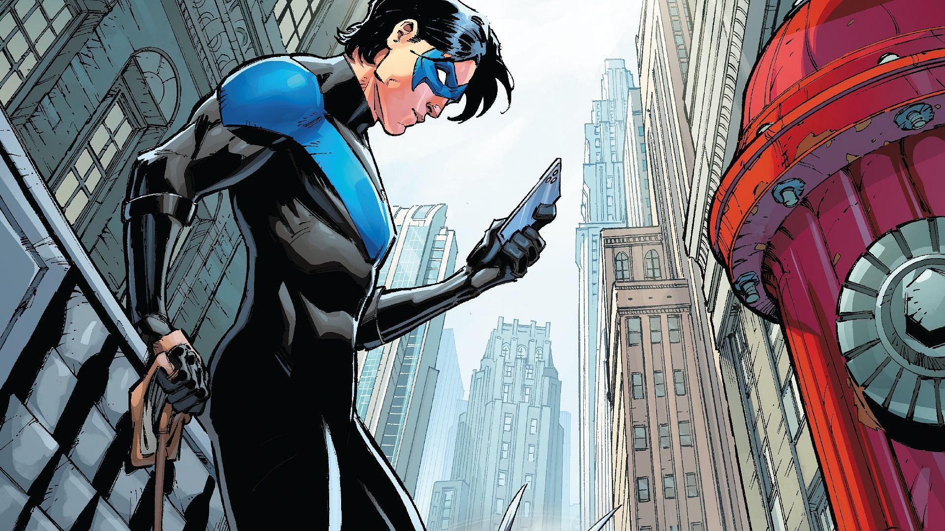Nightwing: A symbol of courage and hope in the dark streets of Gotham City (Image via DC)