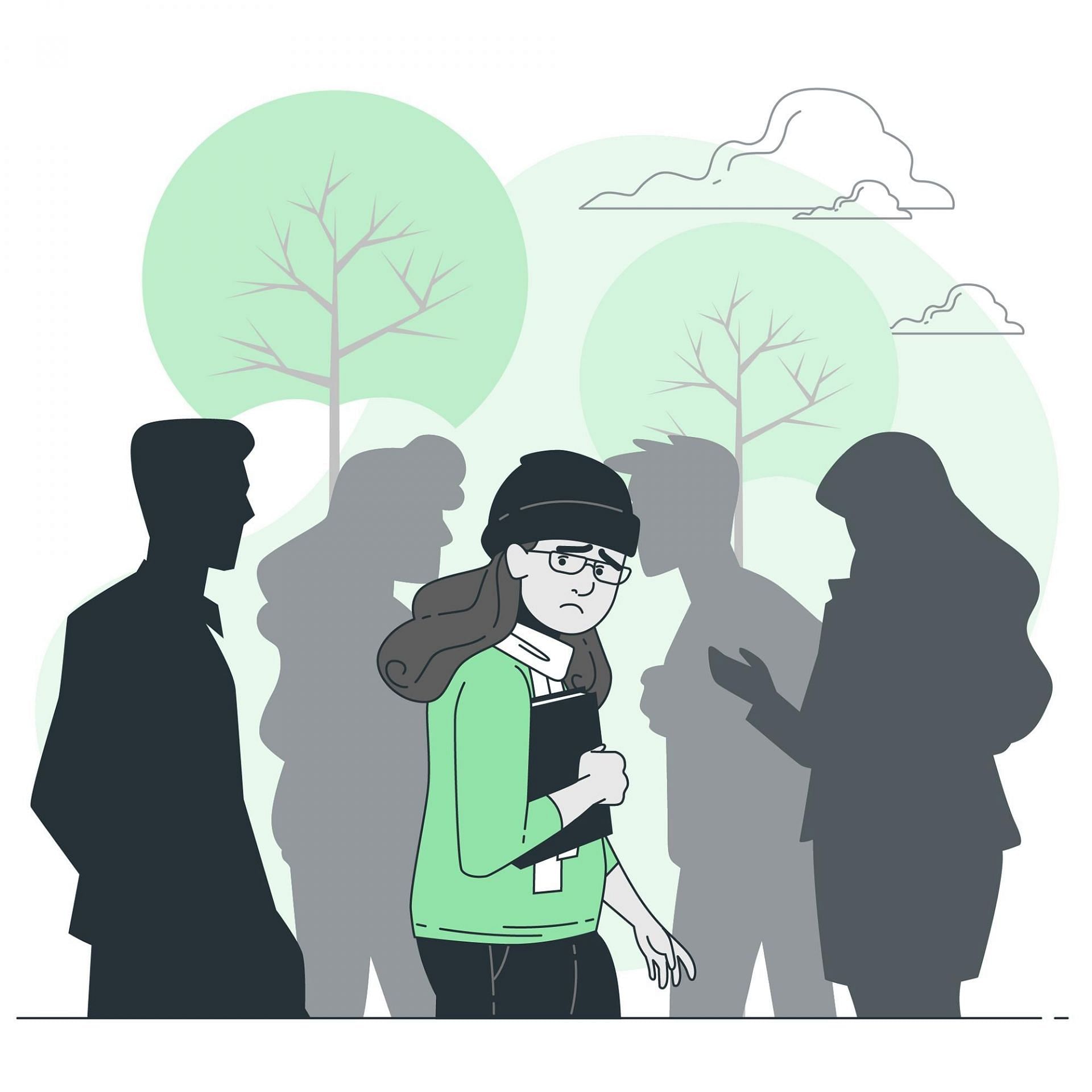 There are various causes of anxiety in social situations. (Image via Freepik/Freepik)