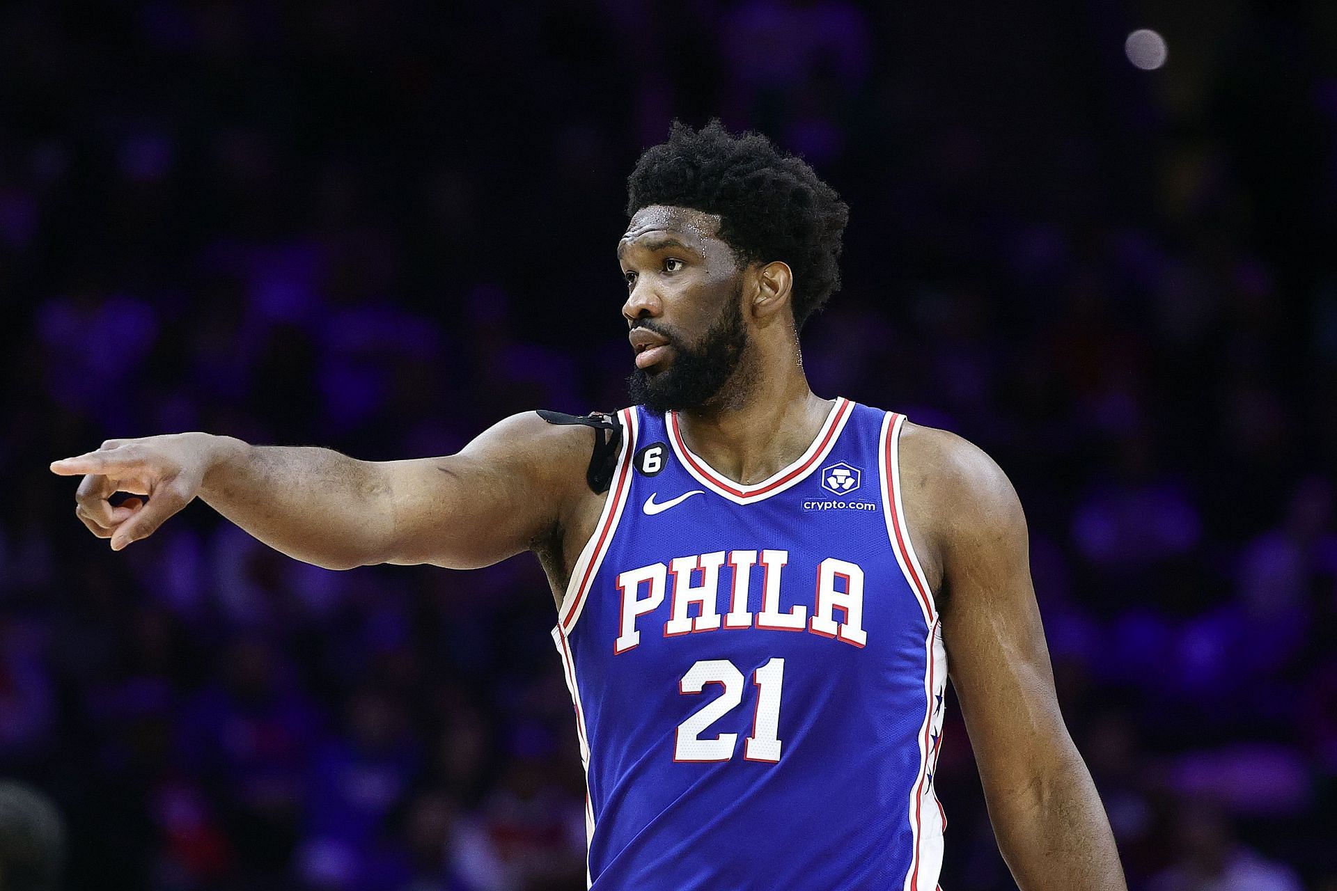 Joel Embiid of the Philadelphia 76ers