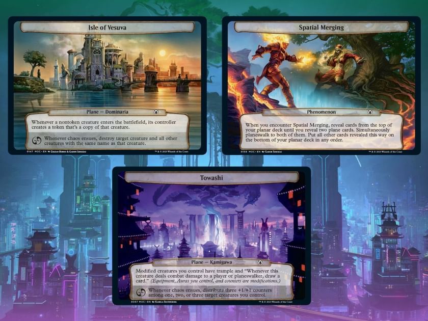 Planechase Magic The Gathering's March of the Machine Commander decks