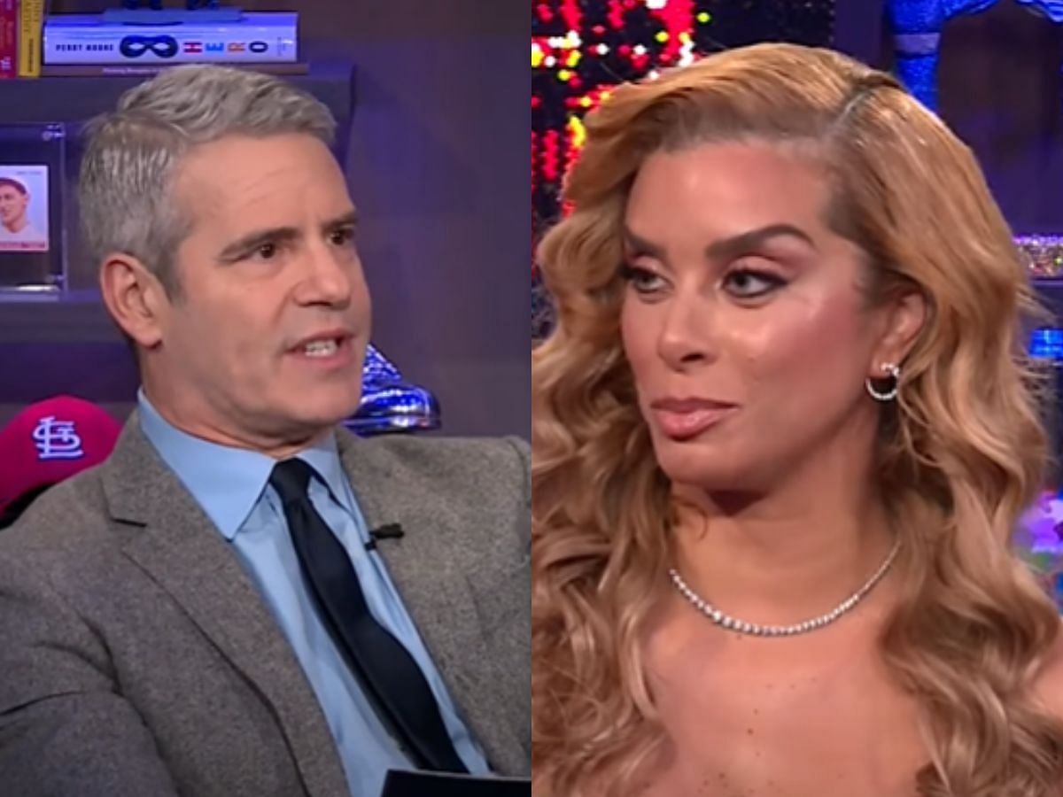 Andy asks Robyn some tough questions about her marriage (Images via Bravo)