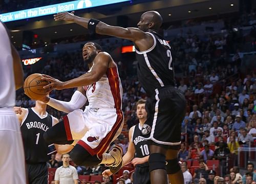 Dwyane Wade and Kevin Garnett