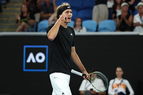 Alexander Zverev at the 2023 Australian Open.