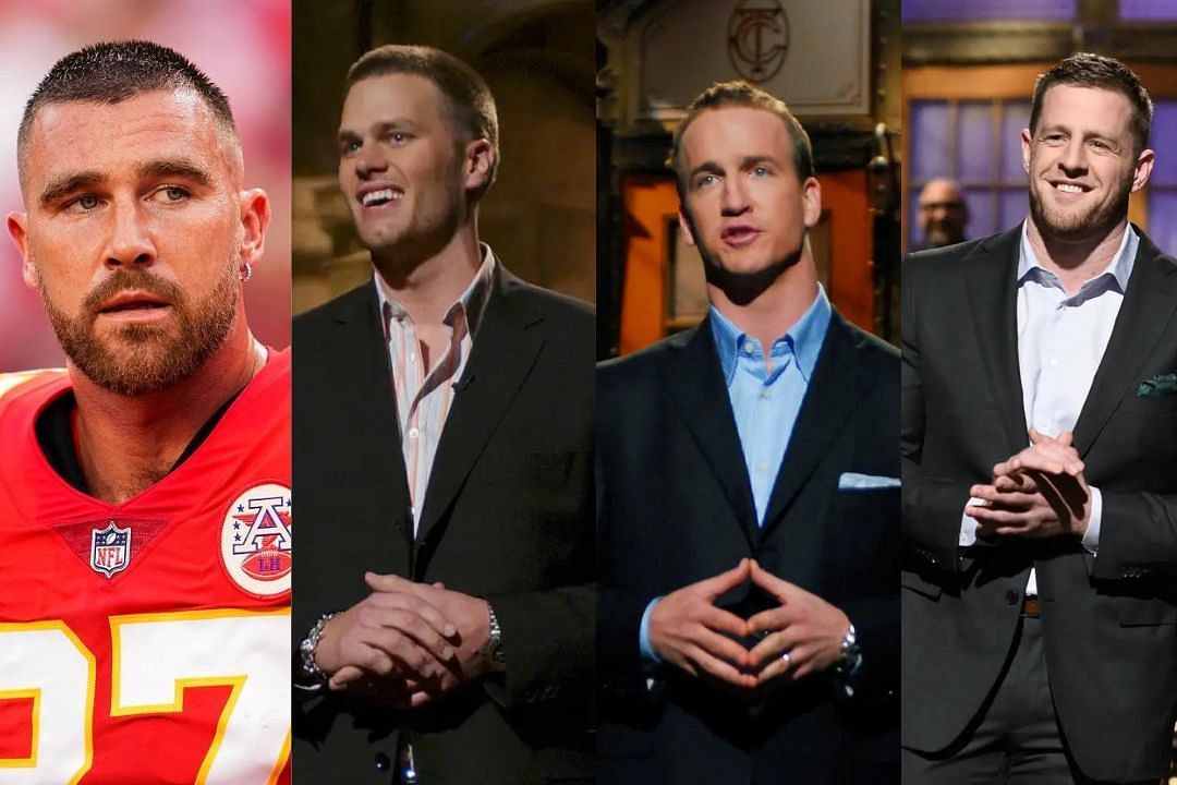 Travis Kelce joins Tom Brady, Peyton Manning and JJ Watt in NFL stars hosting SNL