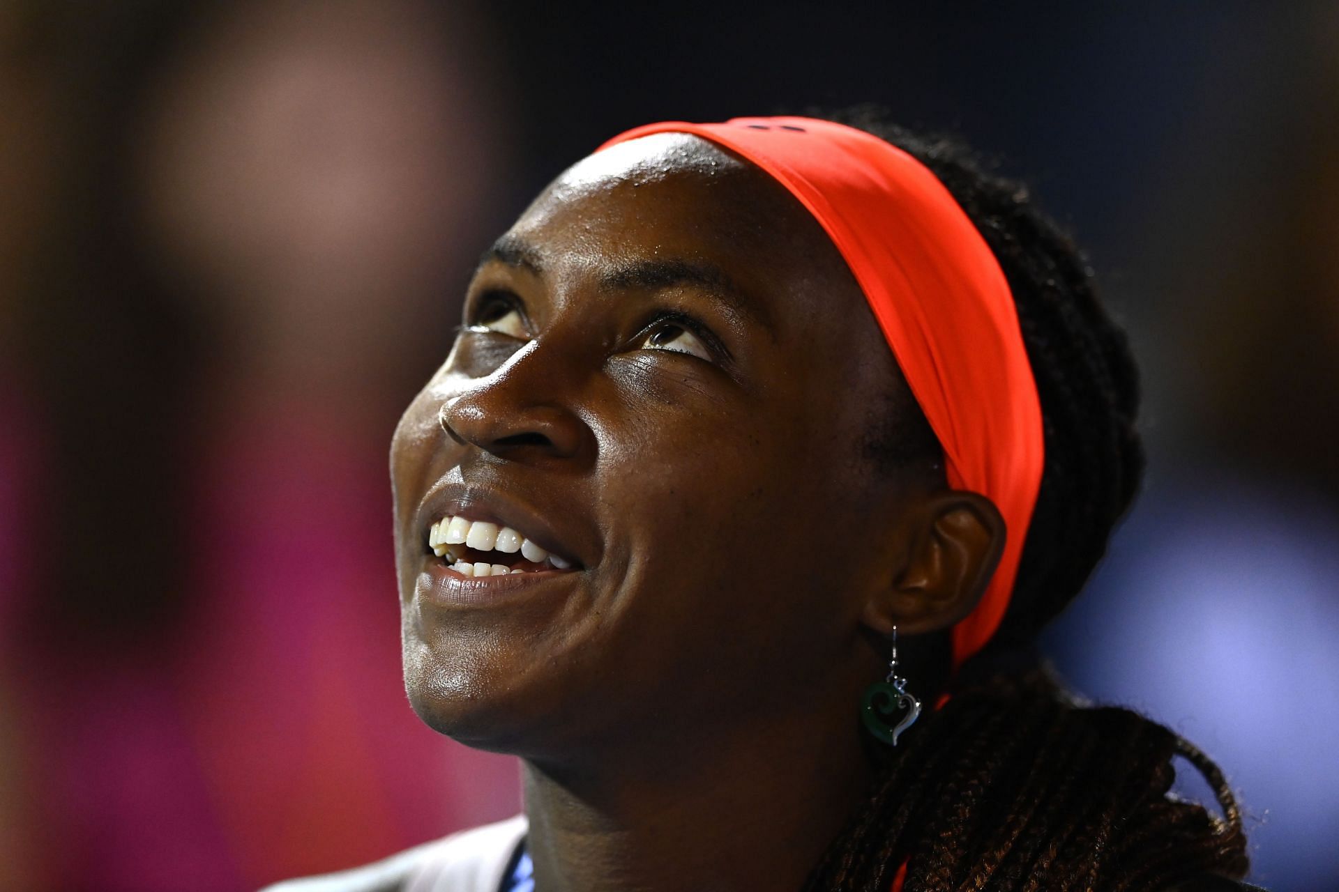 Coco Gauff was highly excited for the 2023 Super Bowl.