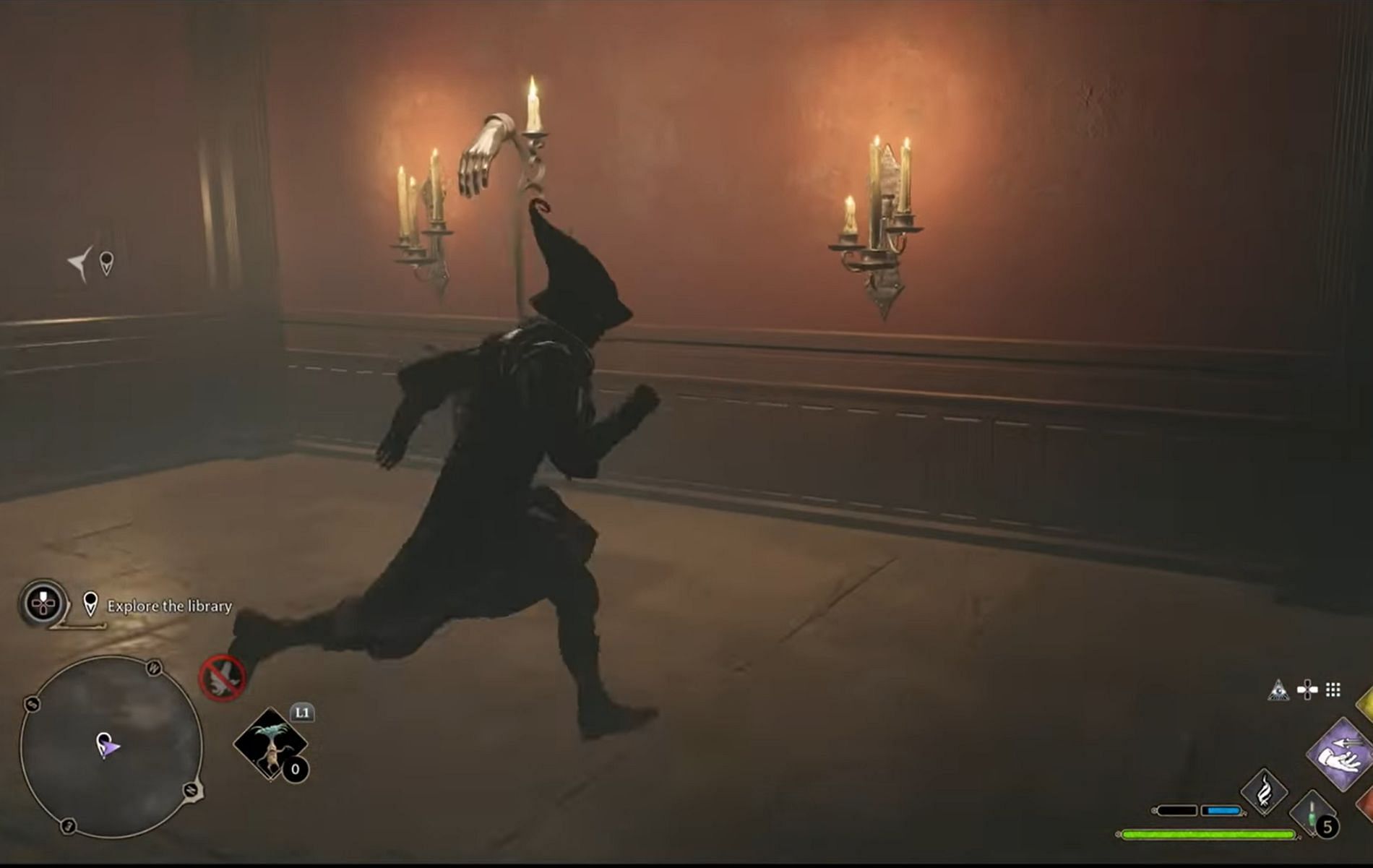 Minding Your Own Business is a PlayStation exclusive side quest in Hogwarts Legacy (Image via GuidingLight/ You Tube)