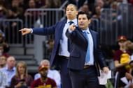 Mike Longabardi and Tyronn Lue (Milwaukee Bucks v Cleveland Cavaliers)