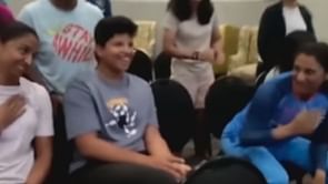 [Watch] Team India players cheer on a nervous Harmanpreet Kaur during bidding war in WPL 2023 Auction