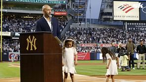 New York Yankees legend Derek Jeter describes life with three mischievous daughters as "controlled chaos"