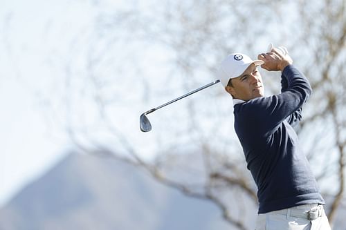 Jordan Spieth at the WM Phoenix Open - Round One (Image via Sarah Stier/Getty Images)