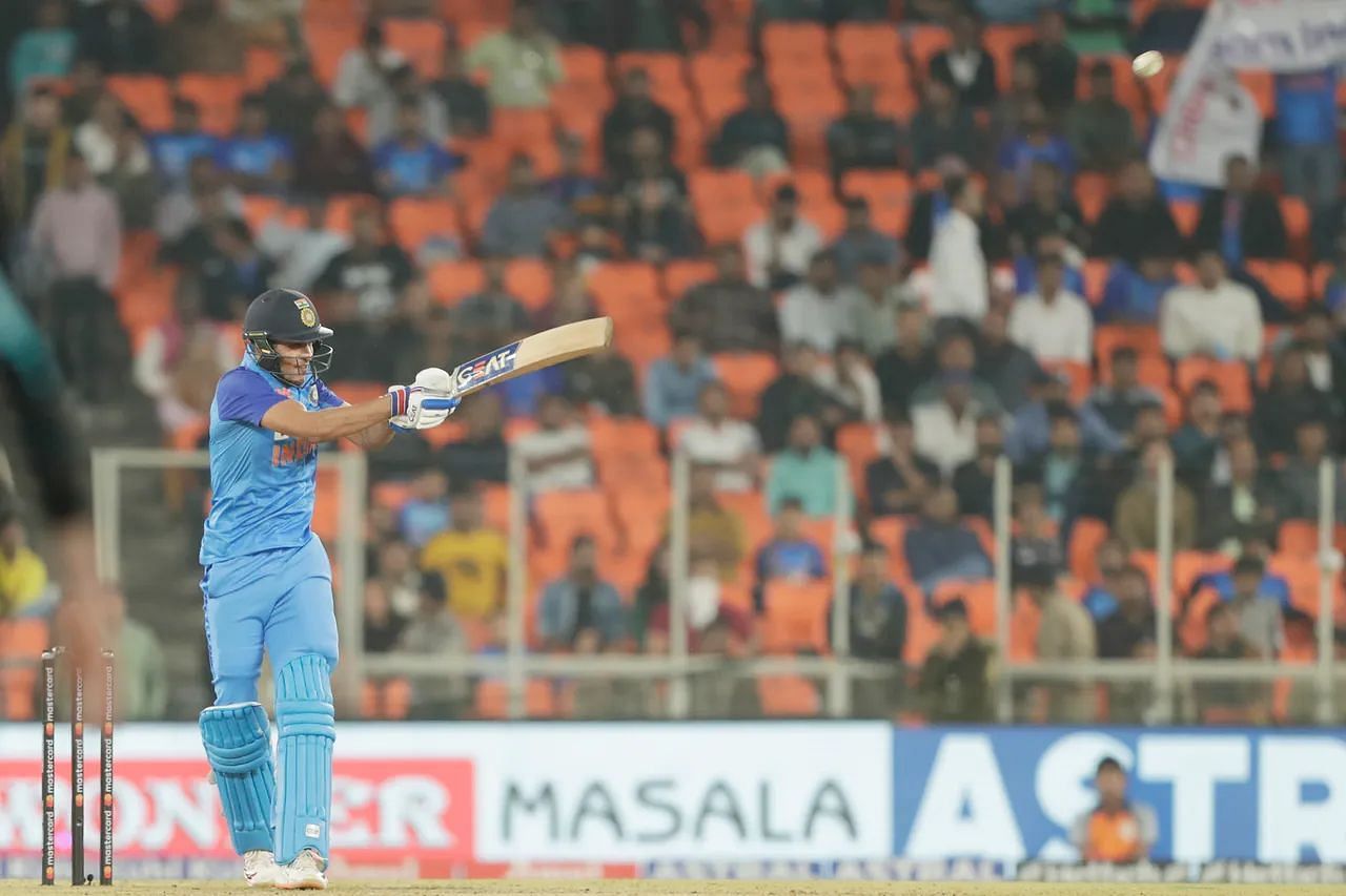 Shubman Gill struck 12 fours and seven sixes during his innings. [P/C: BCCI]