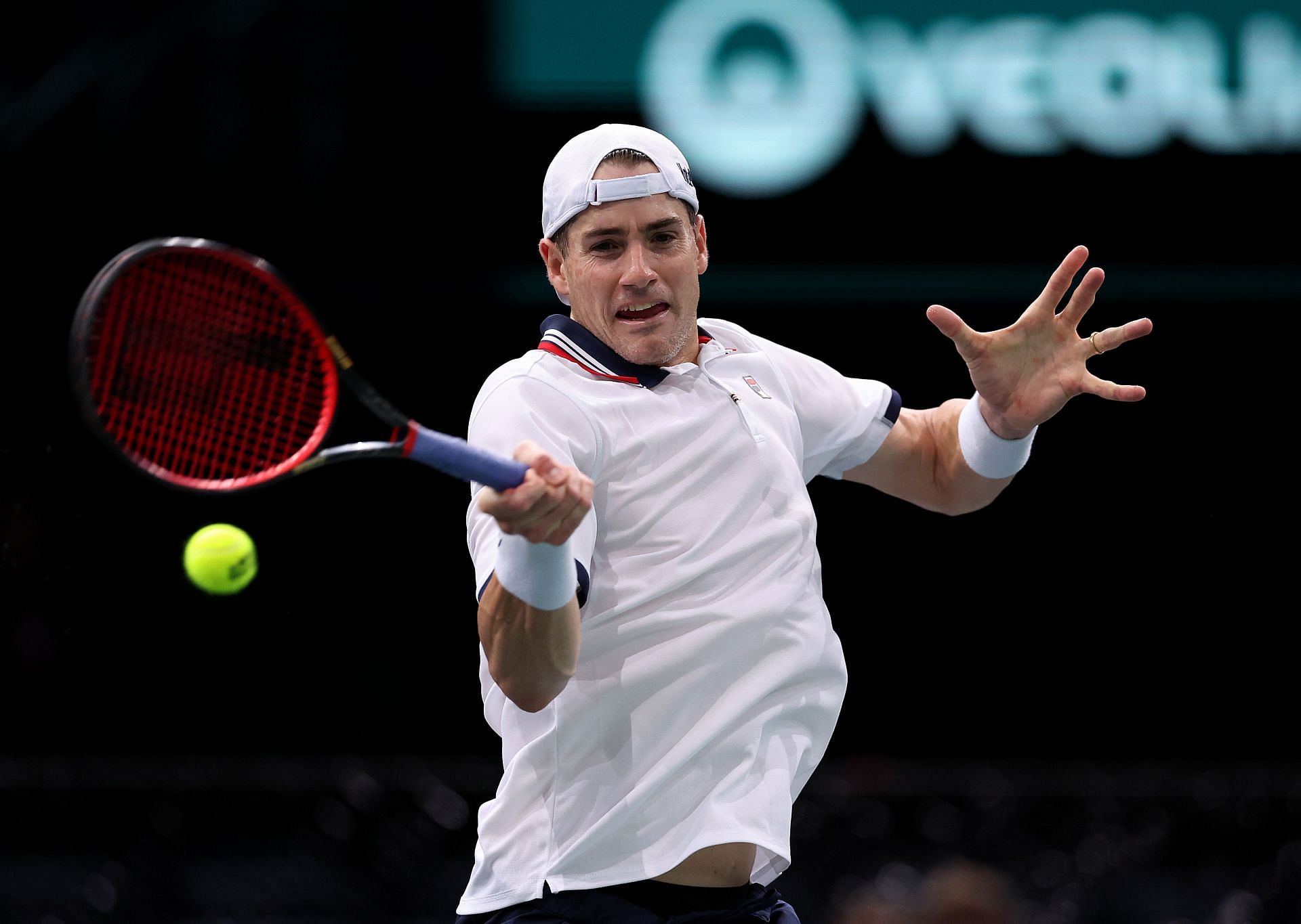 Isner is through to the last four.