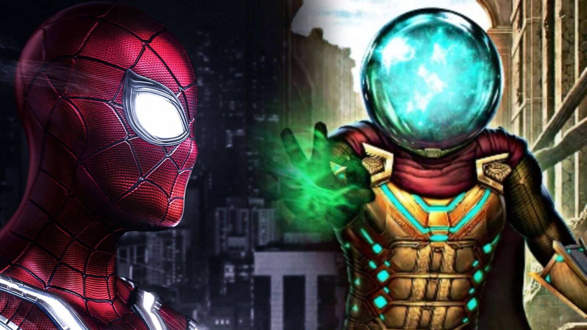 Mysterio poses as a superhero from another dimension. (Image Via Sportskeeda)