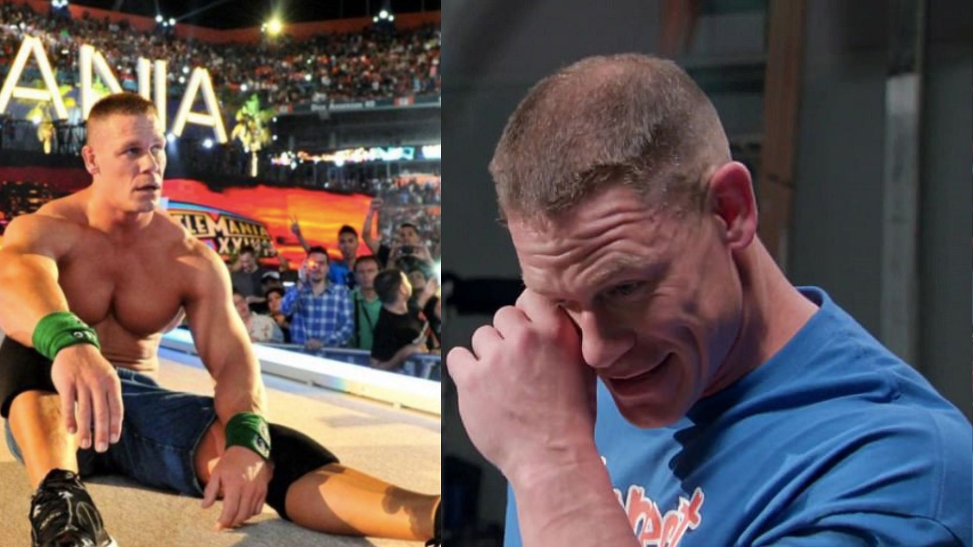 John Cena has been gone from WWE for a while