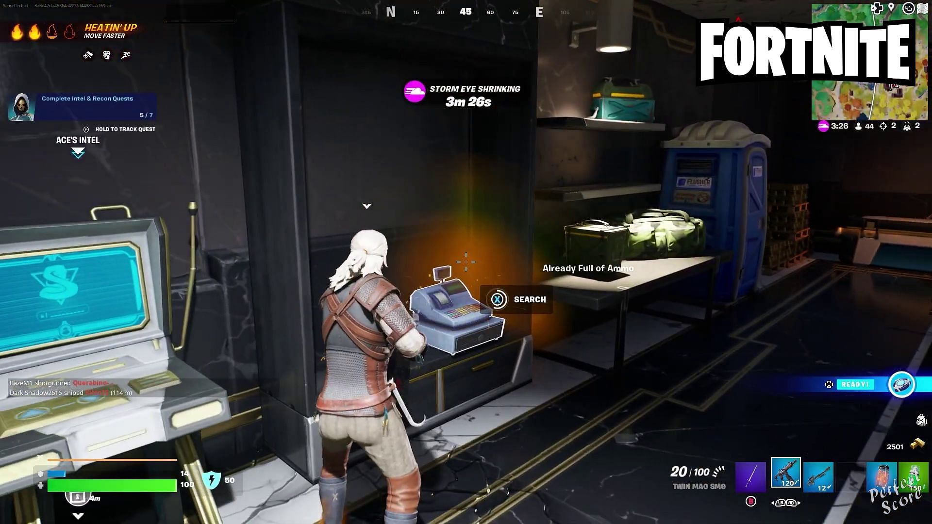 Search safes or cash registers to complete the quest (Image via YouTube/PerfectScore)