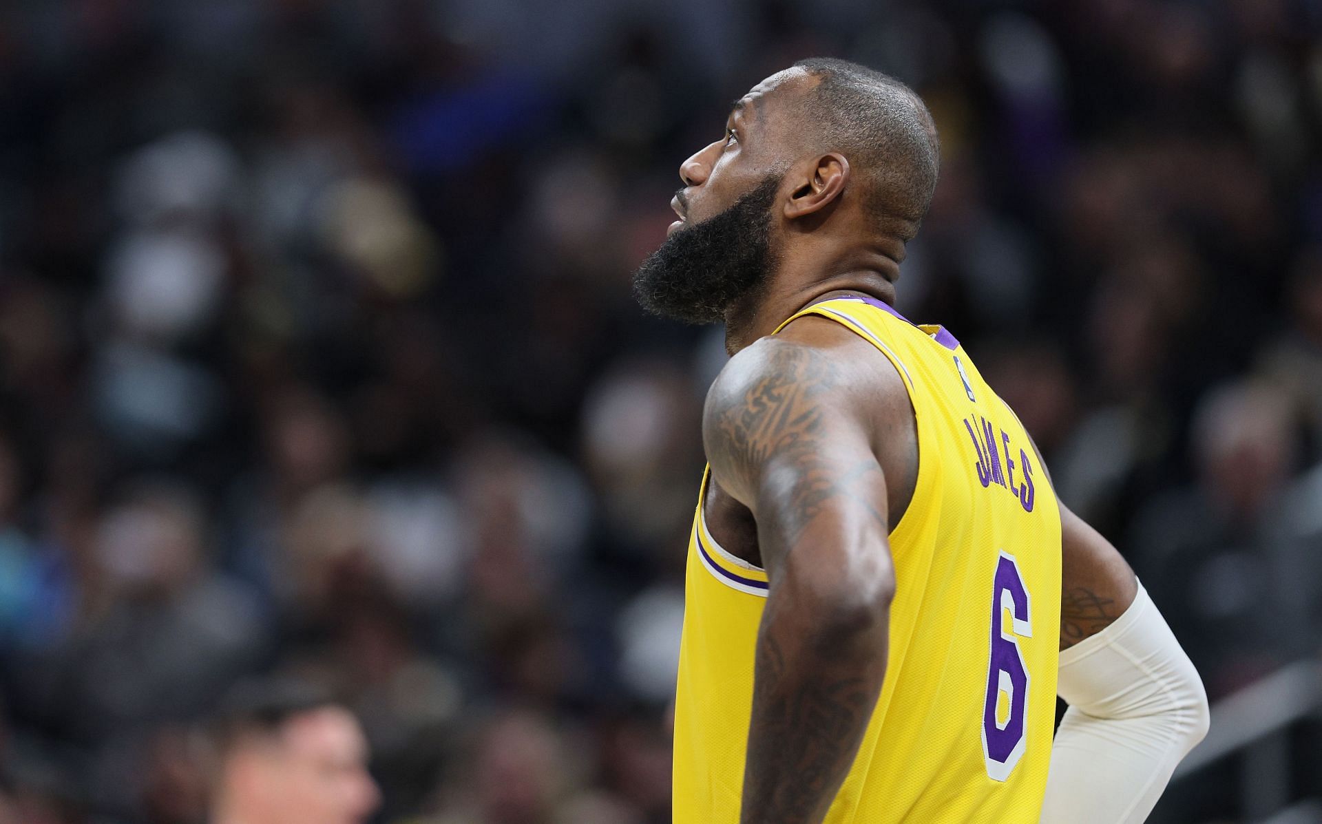 LeBron James Suits Up in Louis Vuitton Derby Shoes at Lakers Game