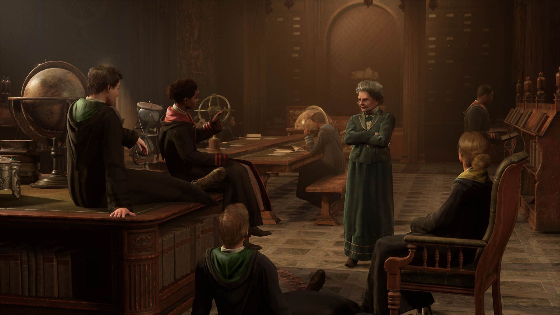 Hogwarts Legacy allows open interaction with teachers(Image Credits: Warner Bros)