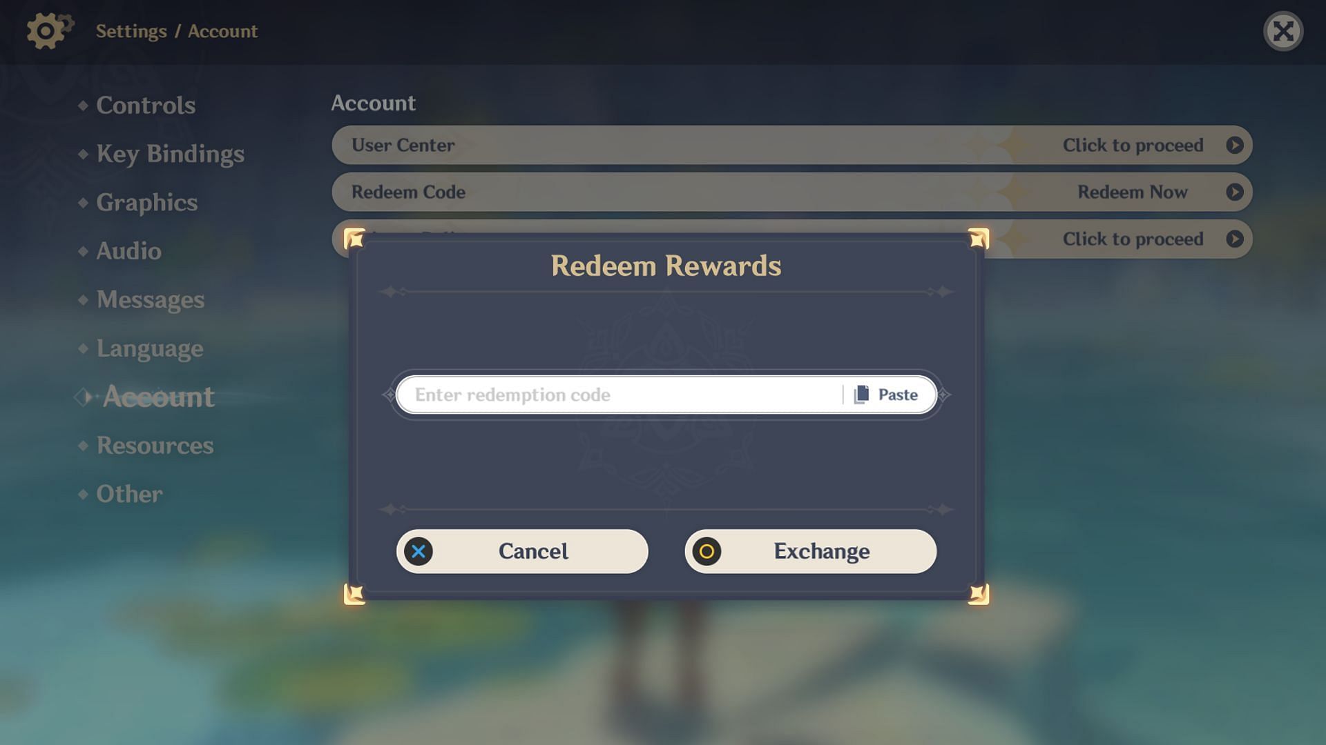 You can redeem it in the game (Image via HoYoverse)