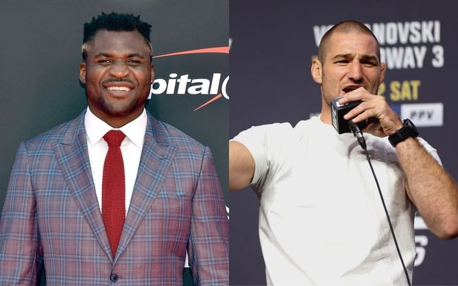 Sean Strickland posts NSFW tweet praising "lancelot" Francis Ngannou's physique
