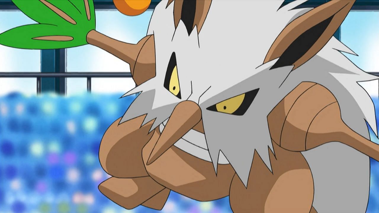Shiftry as it appears in the anime (Image via The Pokemon Company)