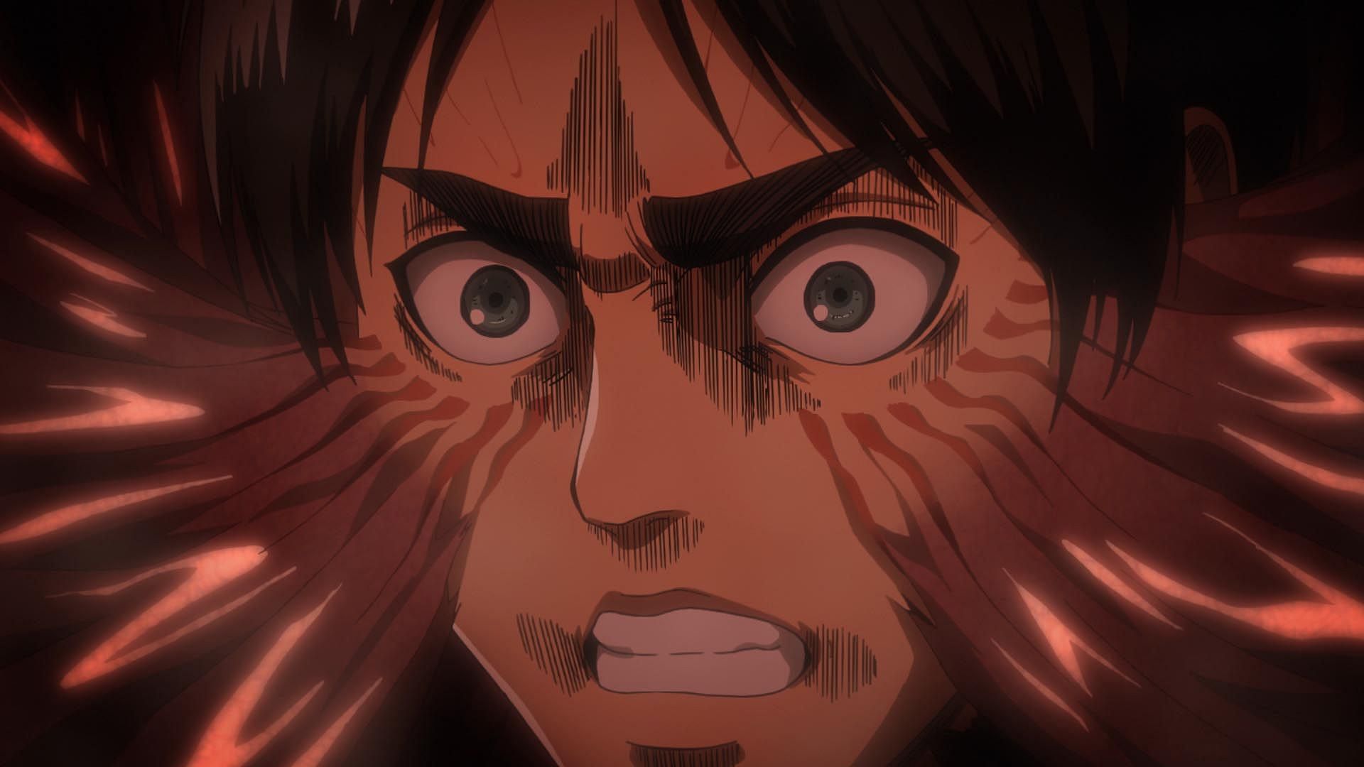 attack on titan eren titan form face