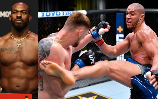 Jon Jones cites striking of former foe in response to fans 'overhyping' Ciryl Gane's kickboxing