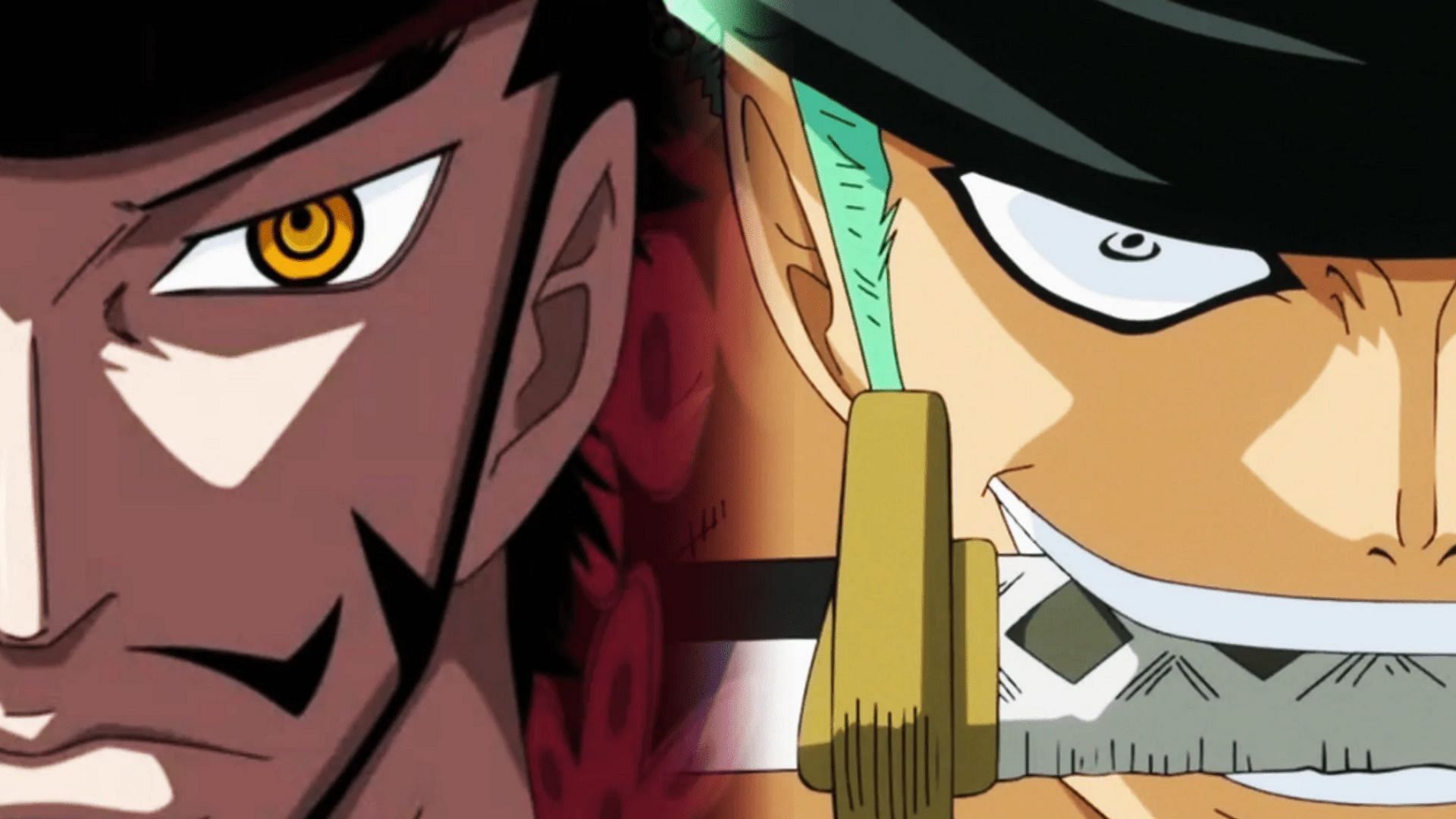 The fight between Mihawk and Zoro will be among One Piece's most amazing moments (Image via Toei Animation, One Piece)