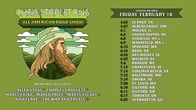 chris stapleton tour presale