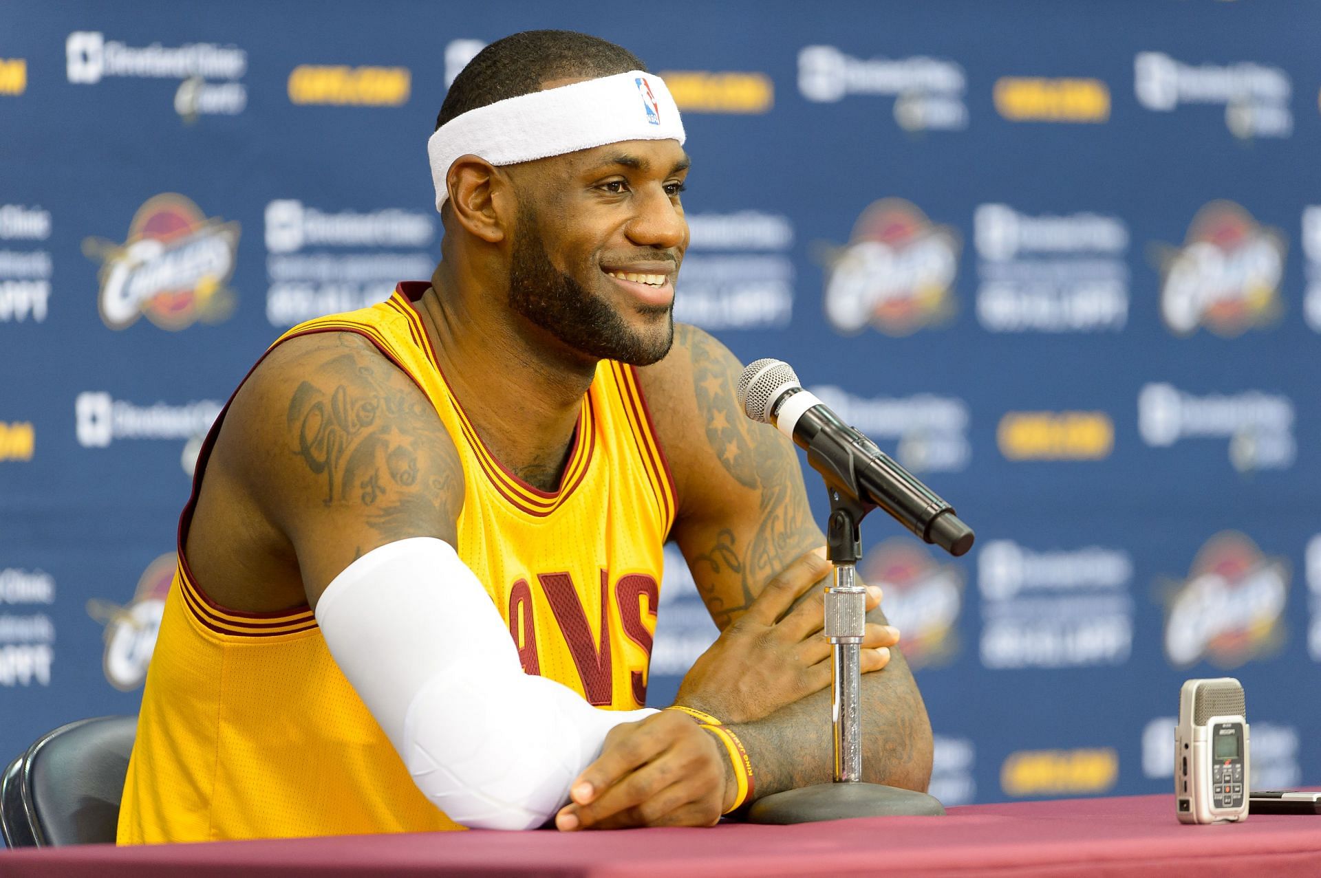 LeBron James (Cleveland Cavaliers Media Day)