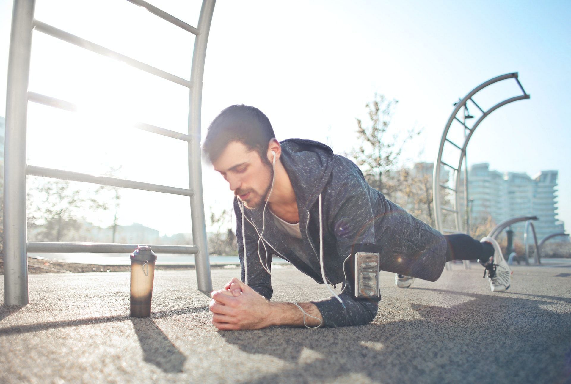 Plank taps target the entire body. (Photo via Pexels/Andrea Piacquadio)