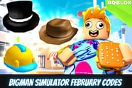 Roblox Bigman Simulator Codes February 2023 