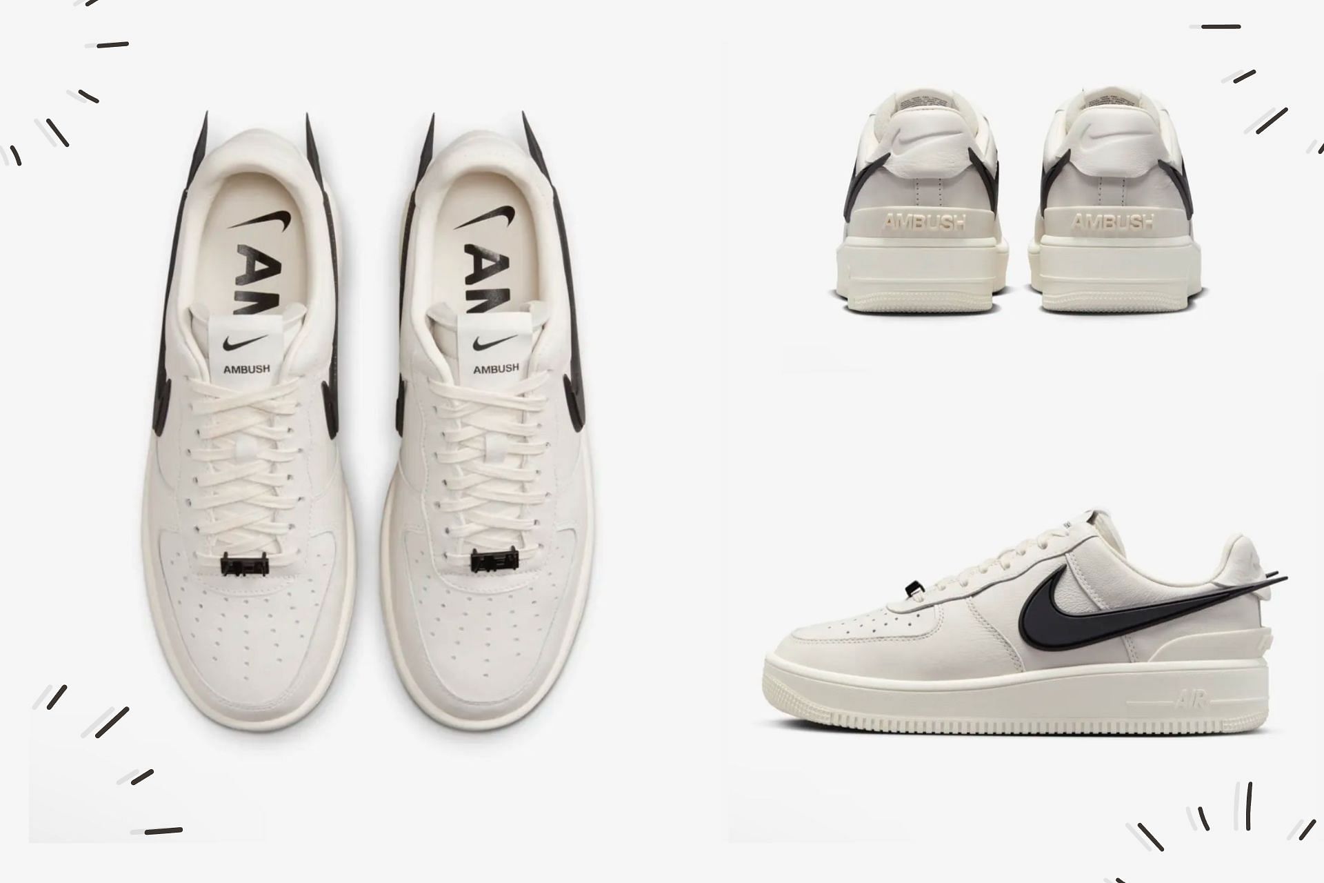 AMBUSH: Nike Air Force 1 x AMBUSH “Phantom” shoes: Where to buy