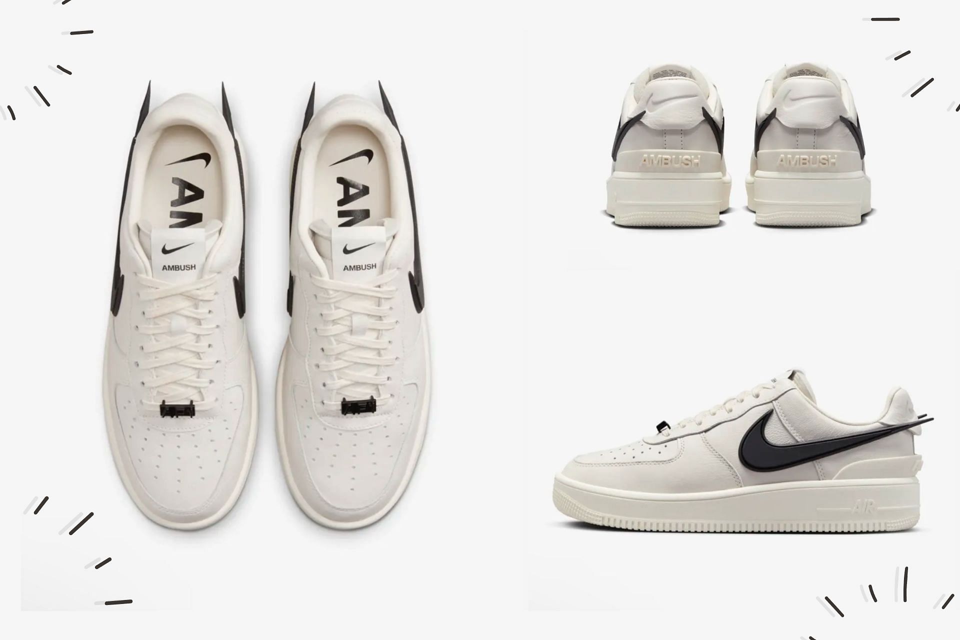 AMBUSH: Nike Air Force 1 x AMBUSH “Phantom” shoes: Where to