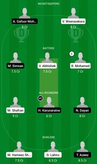 CECC vs YSS Dream11 Prediction Today, Grand League