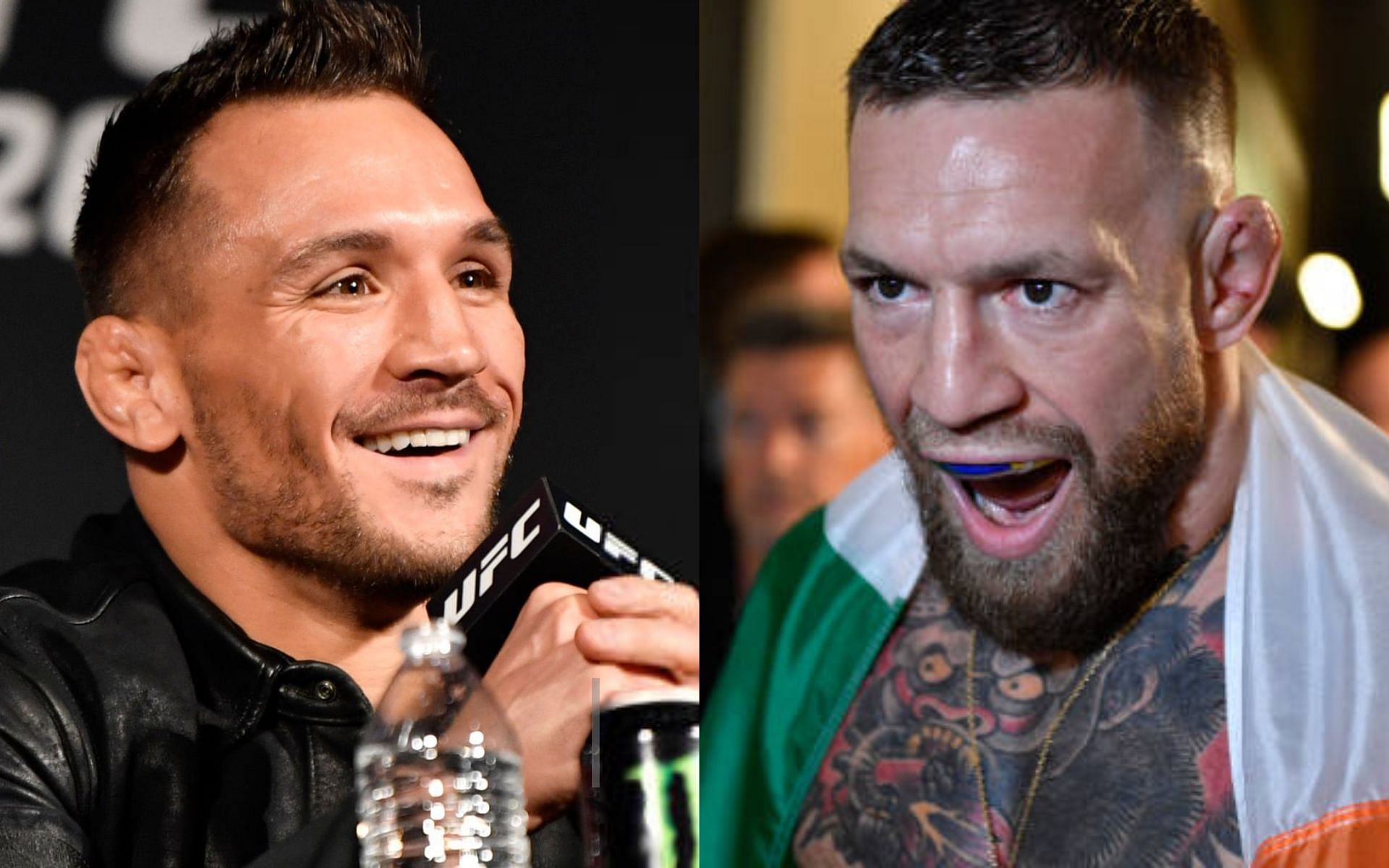 Michael Chandler (left) and Conor McGregor (right)