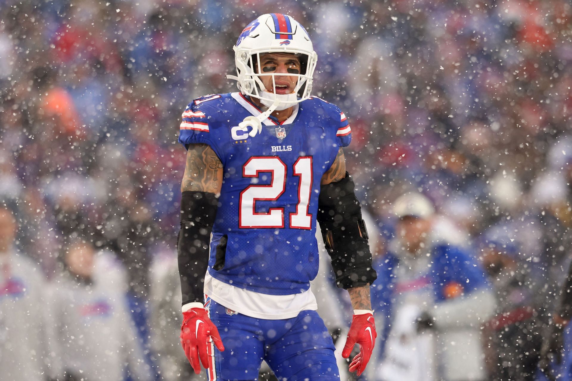 Jordan Poyer: AFC Divisional Playoffs - Cincinnati Bengals v Buffalo Bills