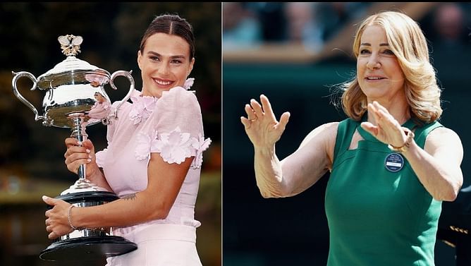 "She's gorgeous" - Chris Evert gives yet another compliment to Aryna Sabalenka after her historic Australian Open run