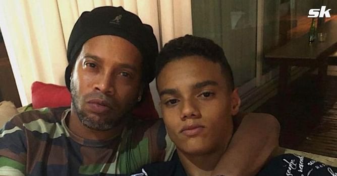 Ronaldinho’s son makes Barcelona debut against Manchester United just days after signing with club