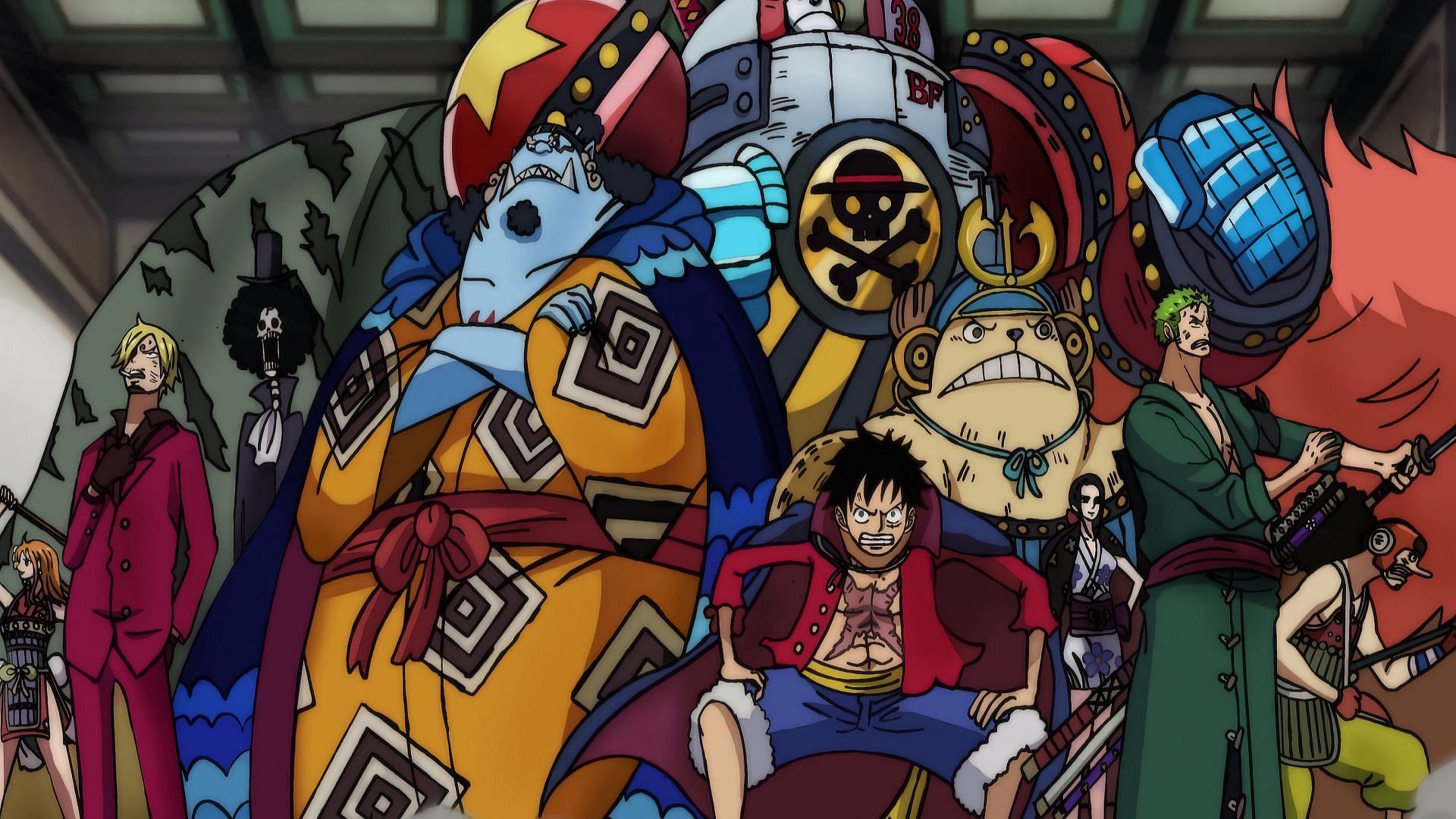 The Strawhat Pirates in Onigashima (Image via Eiichiro Oda/Shueisha, One Piece)