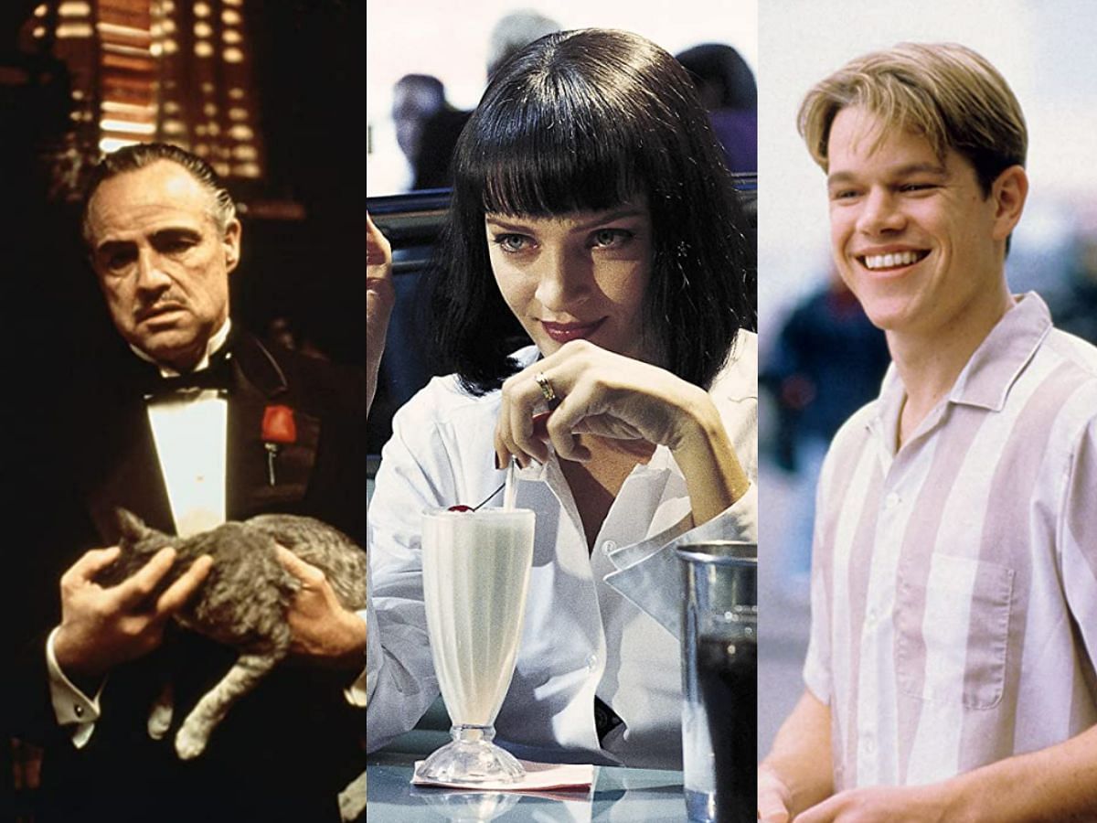 Stills from Godfather, Pulp Fiction and Good Will Hunting (Images Via IMDb)