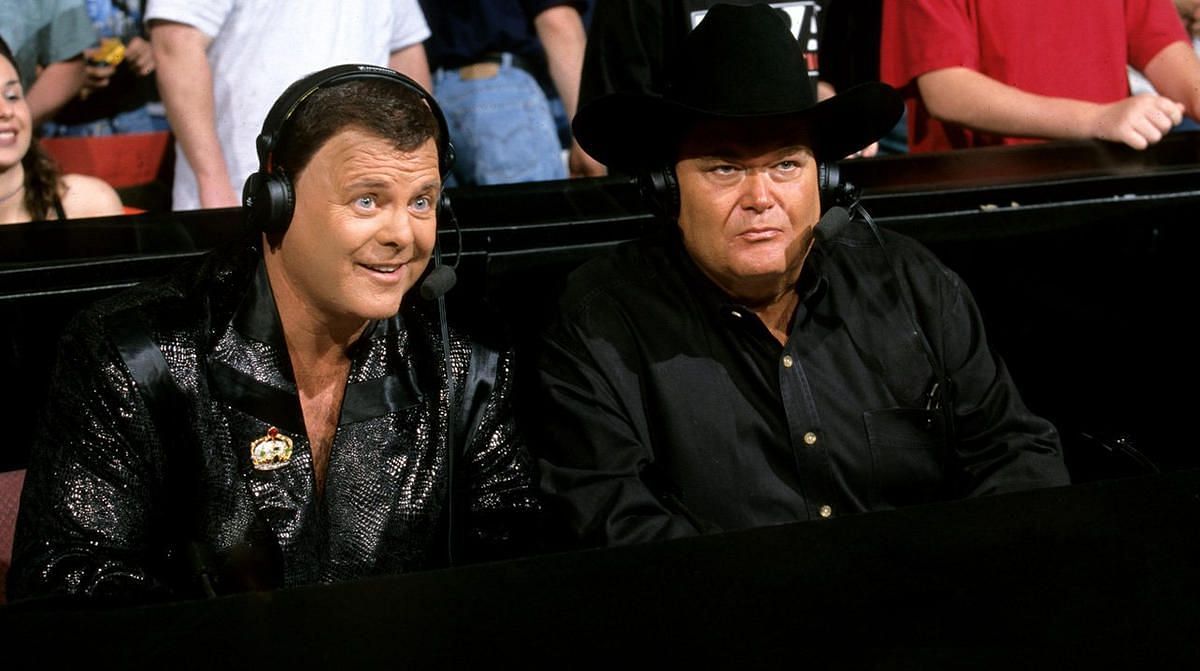 Legendary WWE commentators Jim Ross and Jerry 