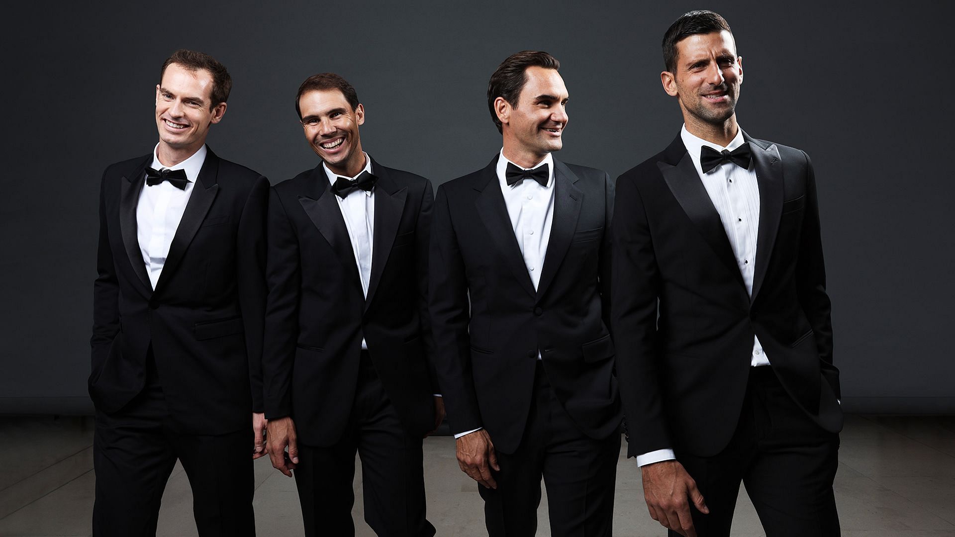 Murray, Nadal, Federer and Djokovic have won a combined 67 Grand Slam titles. 