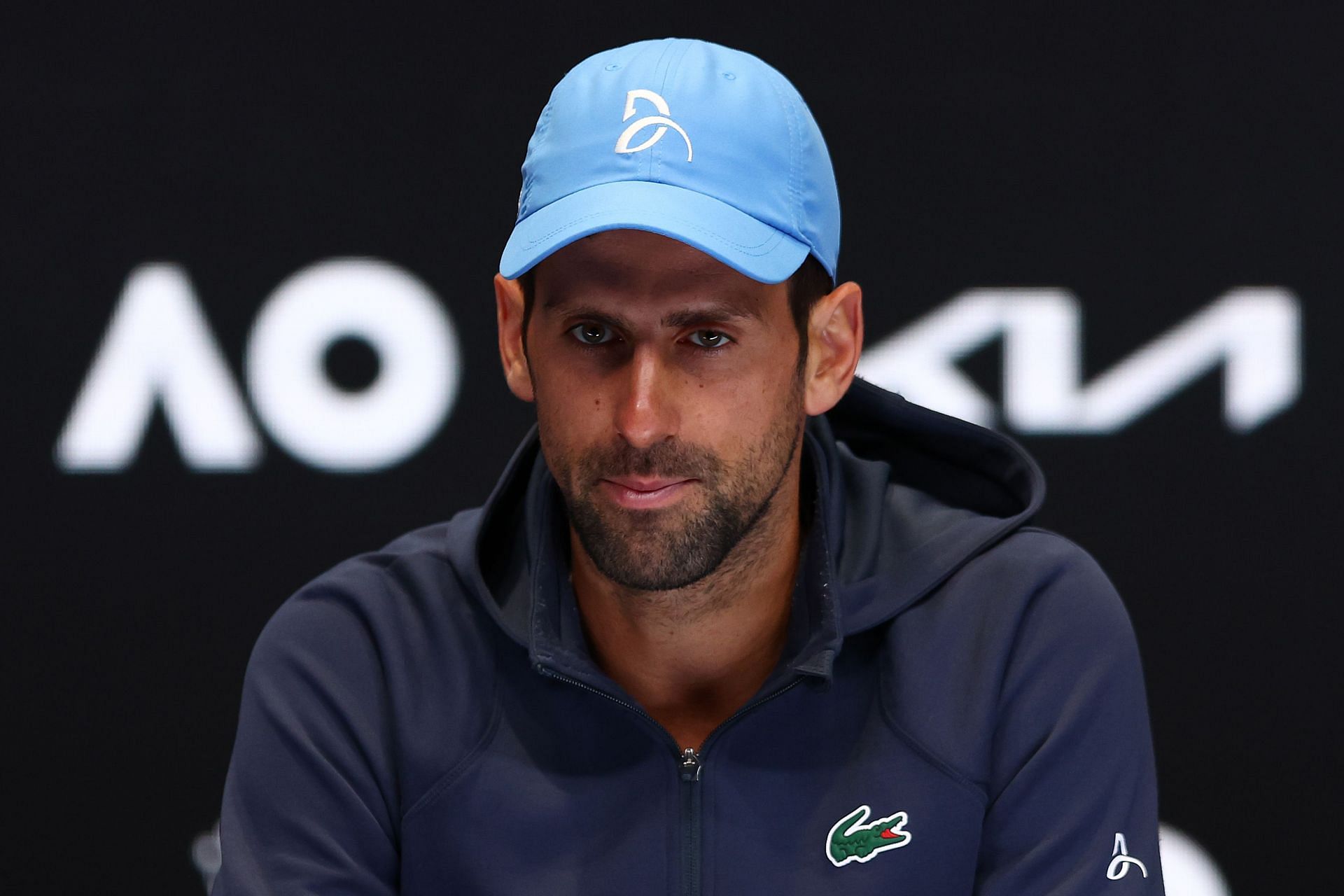 Novak Djokovic at the 2023 Australian Open